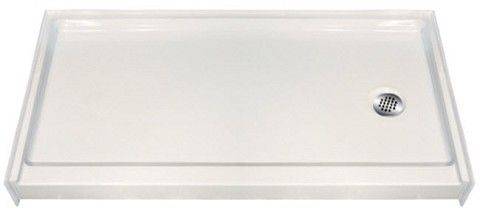 Easy Access 60 in. x 33-3/8 in. Low Threshold Shower Pan